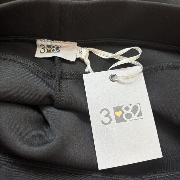 Revolve Three Eighty Two Womens Leggings XS Black Equestrian Velvet Knee New - Picture 2 of 9